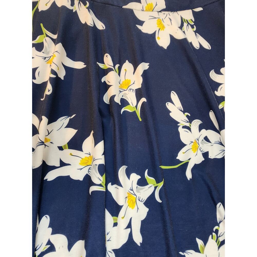 Ouges Womens Dress Sz Large Halter Sleeveless Flo… - image 5